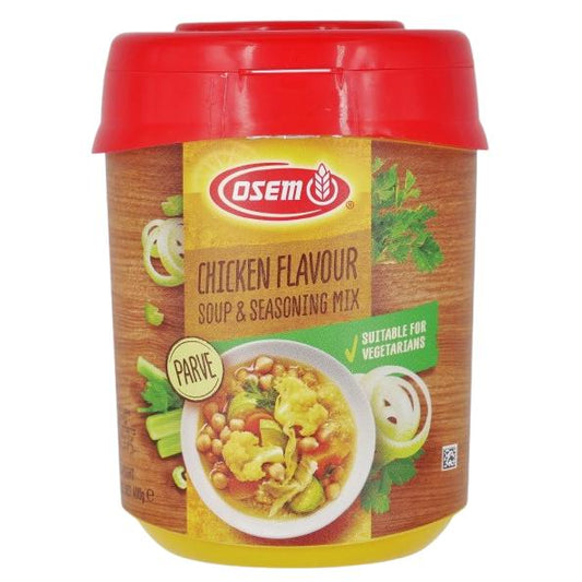 KOSHER CHICKEN FLAVOURED SOUP POWDER PARVE OSEM 400 GR.