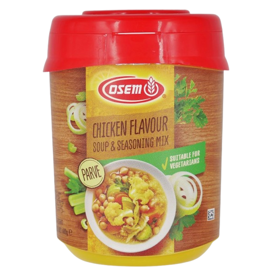 KOSHER CHICKEN FLAVOURED SOUP POWDER PARVE OSEM 400 GR.