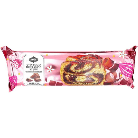 KOSHER CHOCOLATE KRANZ YEAST CAKE ACHVA 400 GR.