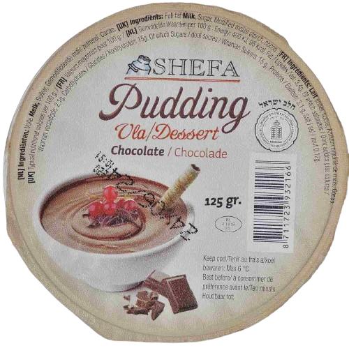 KOSHER CHOCOLATE YOUGURT SHEFA 125 GR.