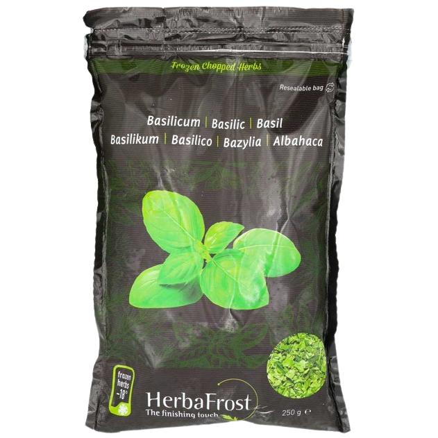 KOSHER CHOPPED BASIL IQF HERBAFROST 