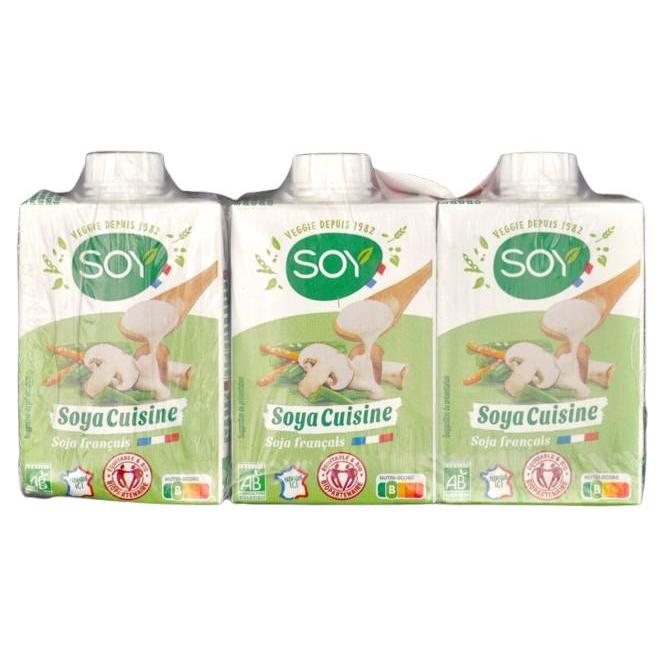 KOSHER COOKING WHIP SOY CREAM UHT KLP 3 X 20 CL.