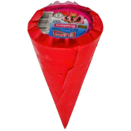 KOSHER DAIRY STRAWBERRY CONE ICE CREAM ELISHA 72 GR. 