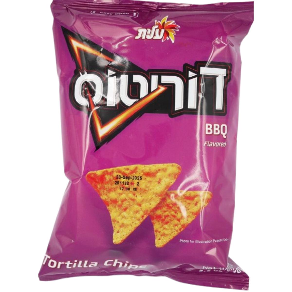 KOSHER DORITOS TORTILLA CHIPS BBQ 70 GR.
