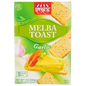 KOSHER GARLIC MELBA TOAST PASKESZ  (10X20GR.) 200 GR.