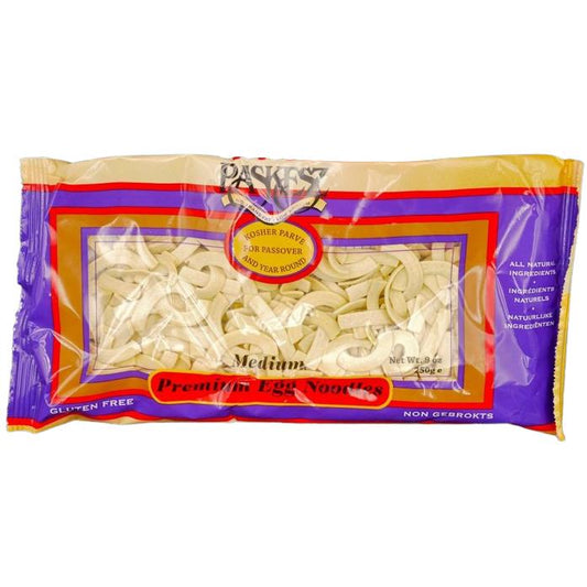 KOSHER GLUTEN FREE PREMIUM EGG NOODLES MEDIUM PASKESZ KLP 250 GR.