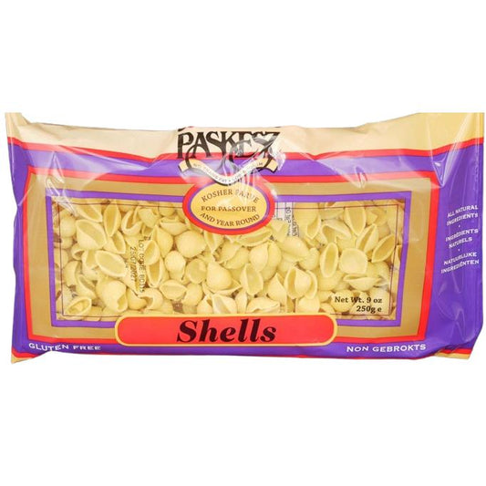KOSHER GLUTEN FREE SHELLS PASTA PASKESZ KLP 250 GR.