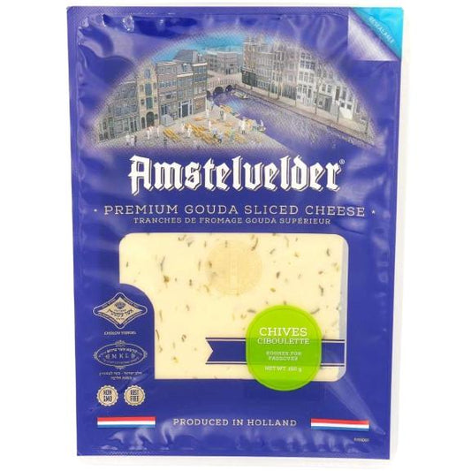 KOSHER GOUDA WITH CHIVES AMS 150 GR.