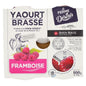 KOSHER GREEK YOGURT RASPBERRY BR 4 X 125 GR.