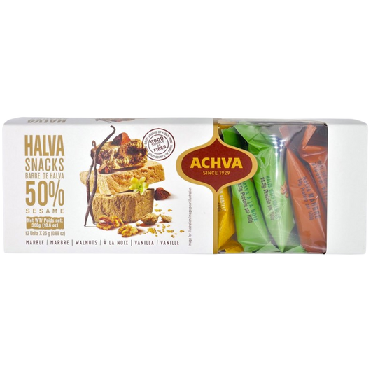KOSHER HALVA SNACKS ACHVA GIFT BOX 12 X 25 GR. 