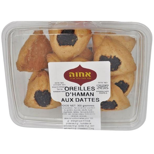 KOSHER HAMANTASHEN DATE FILLED ACHVA 300 GR.