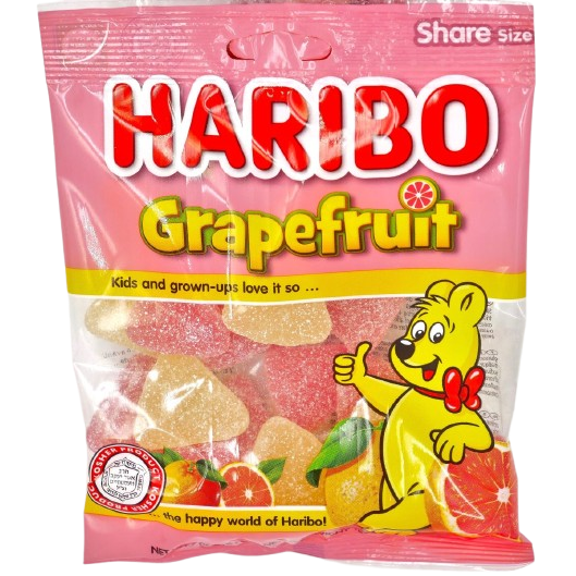 KOSHER HARIBO GRAPEFRUIT 150 GR. 