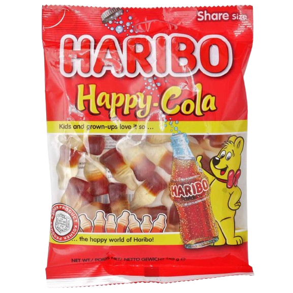 KOSHER HARIBO HAPPY COLA 150 GR.