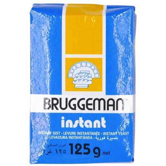 KOSHER INSTANT DRY YEAST BRUGGEMAN 125 GR. 
