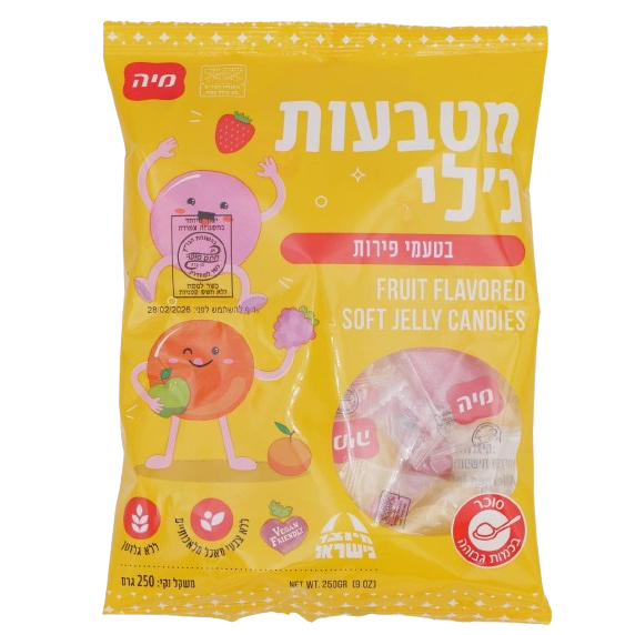 KOSHER JELLY FRUIT CANDIES  250 GR.