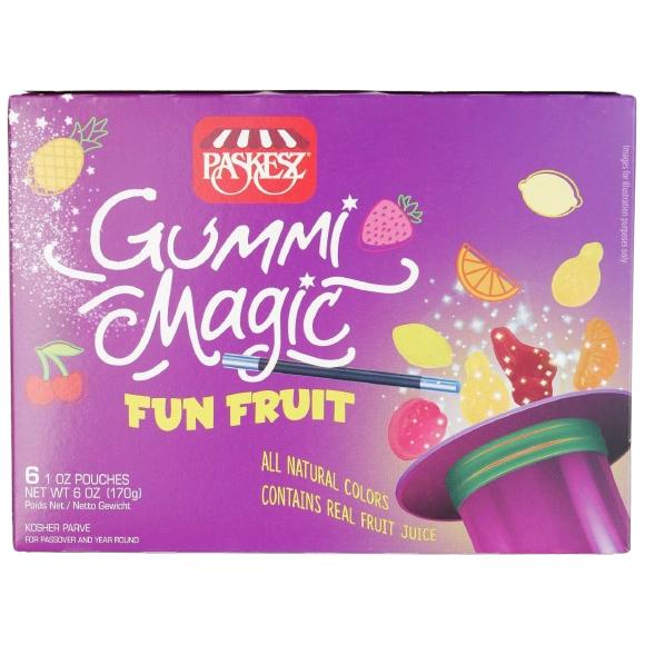 KOSHER JELLY FUN FRUIT CANDIES GUMMI MAGIC KLP 170 GR.