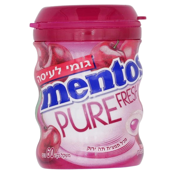 KOSHER MENTOS PURE FRESH CHERRY 60 GR.