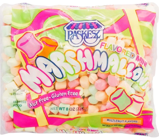 KOSHER MINI COLORED MARSHMALLOW PASKESZ 227 GR.