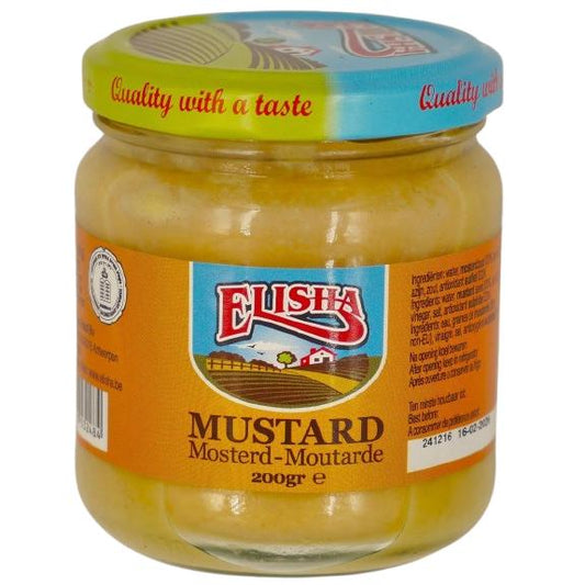 KOSHER MUSTARD ELISHA 200 GR.