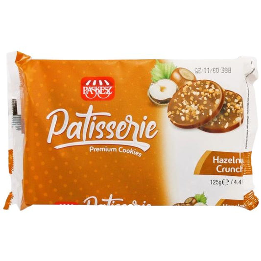 KOSHER PATISSERIE HAZELNUT CRUNCH PASKESZ  125 GR.