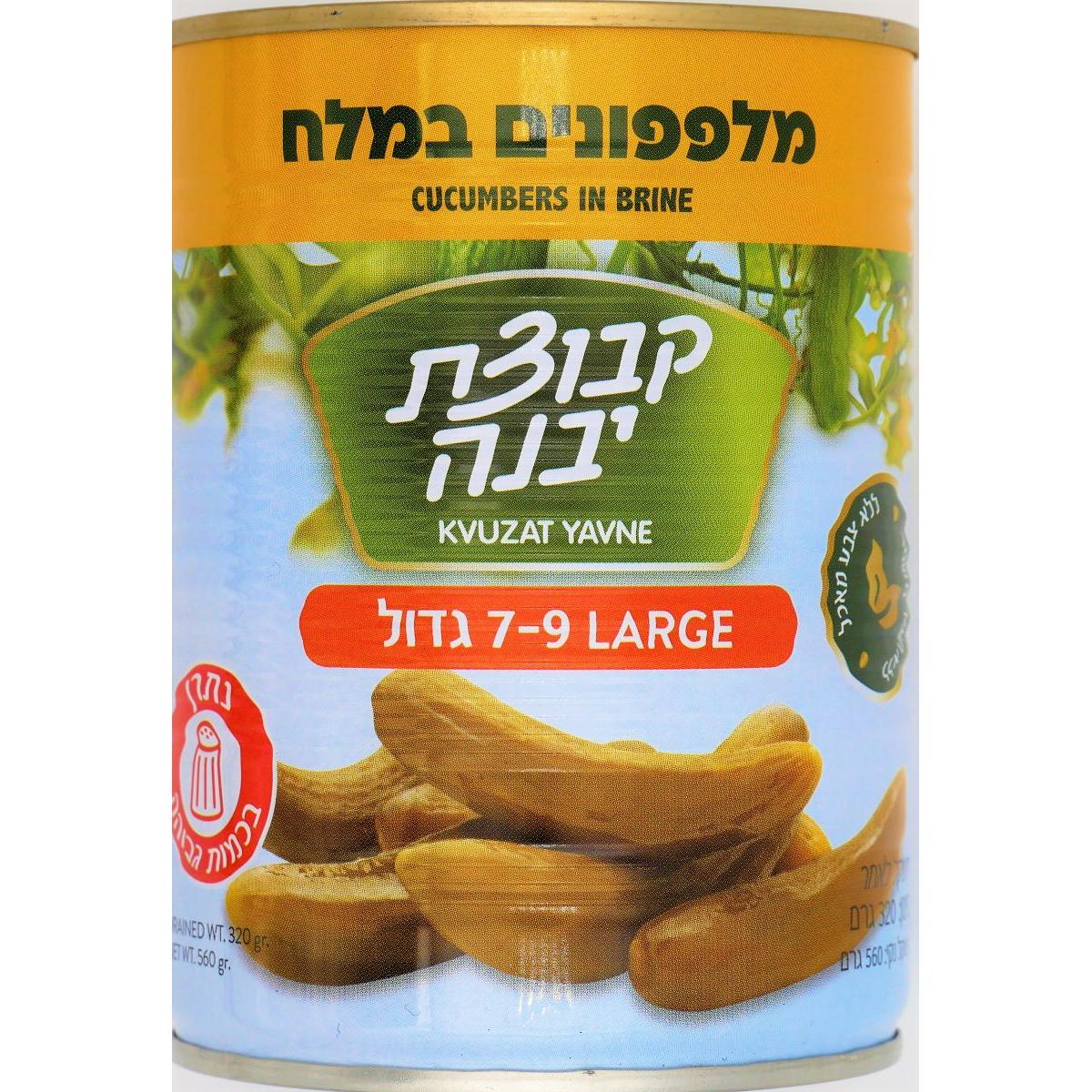 KOSHER PICKELS IN BRINE 7-9 KY+20% 650 GR.