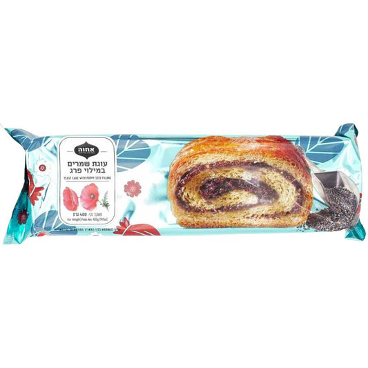 KOSHER POPPY SEEDS YEAST CAKE ACHVA 400 GR.