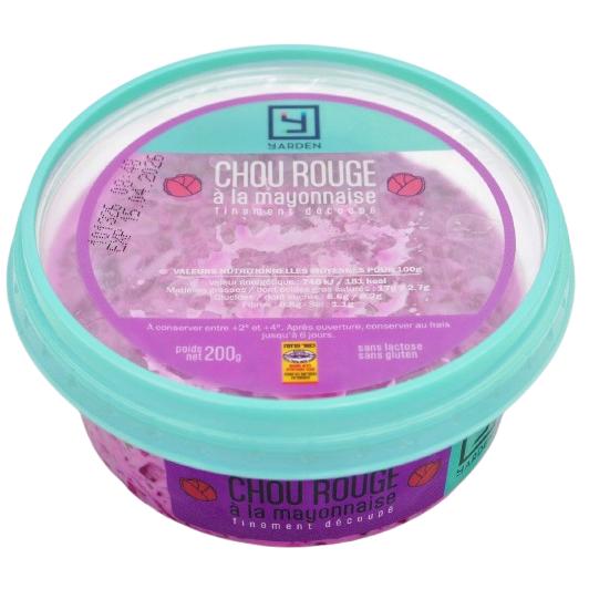 KOSHER RED CABBAGE WITH MAYONAISE YARDEN 200 GR.