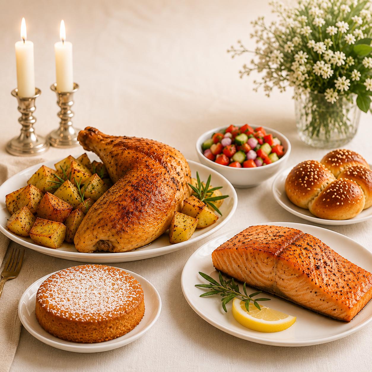 KOSHER SHABBOS MEAL 1 READY MEAL