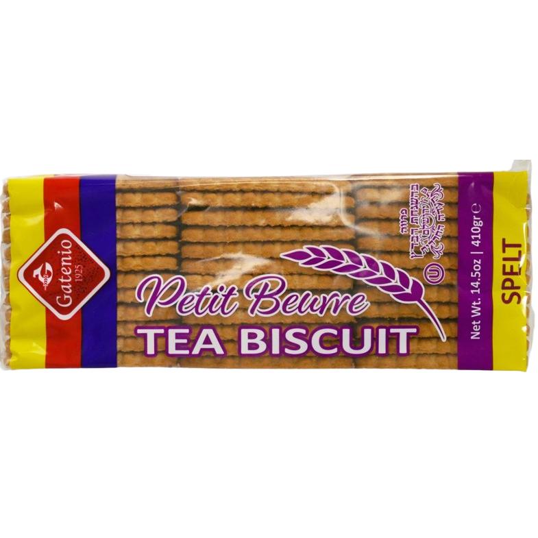 KOSHER SPELT PETIT BEURRE BISCUITS GATTEGNO 410 GR.