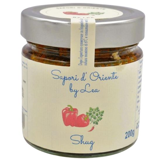 KOSHER SPICY SEHUG SPREAD BY LEA 200 GR. 