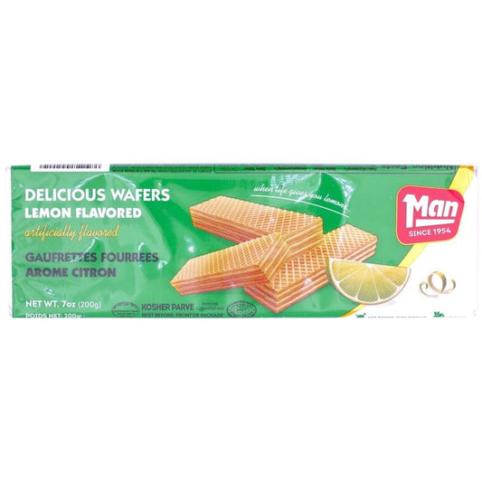 KOSHER SUGAR FREE LEMON WAFERS 180 GR.