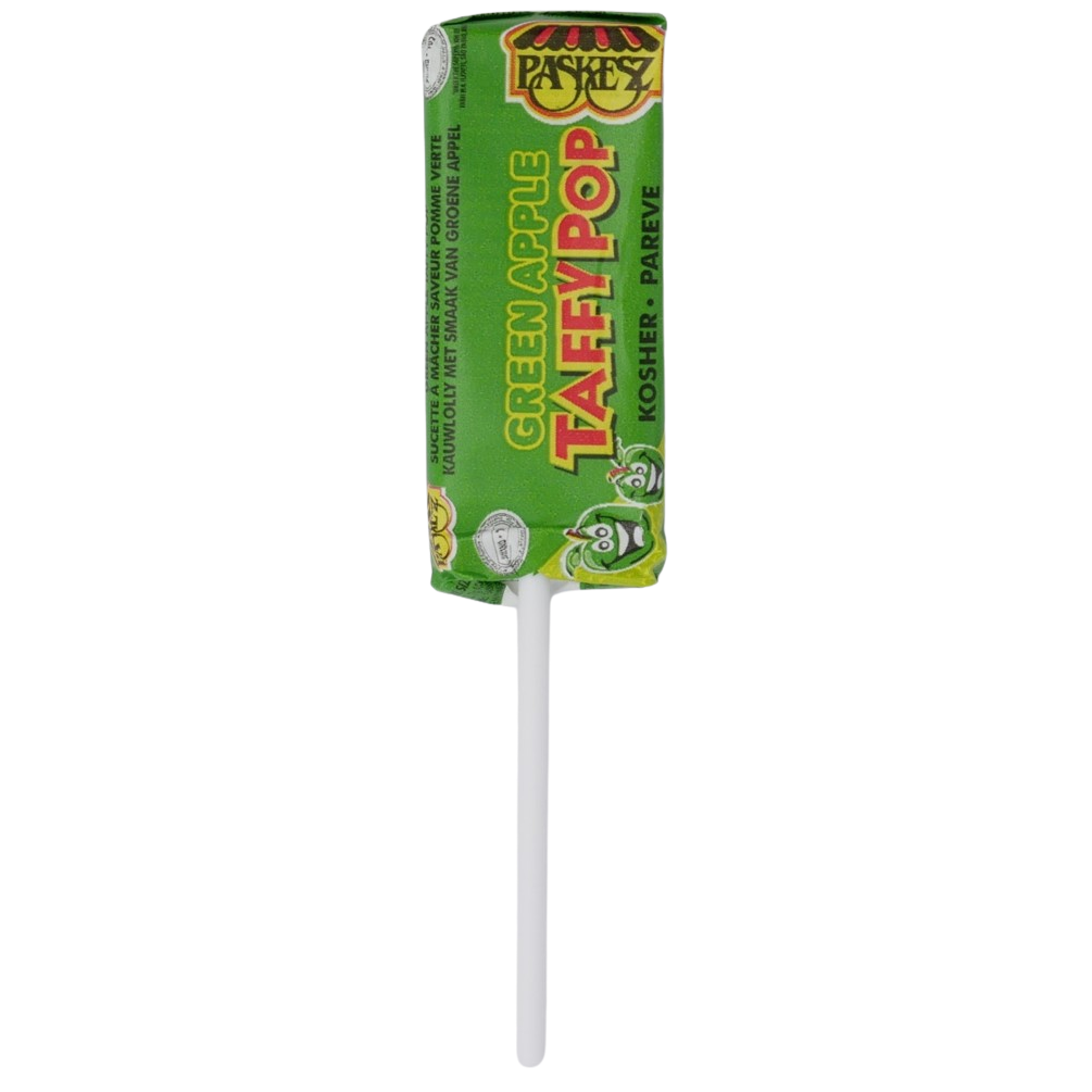KOSHER TAFFY POP GREEN APPLE 11 GR.
