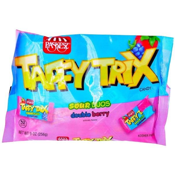 KOSHER TAFFY TRIX DOUBLE BERRY PASKESZ 256 GR.