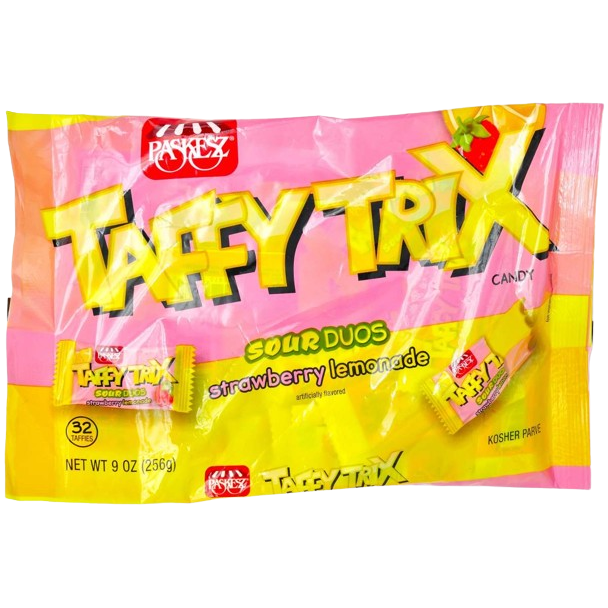 KOSHER TAFFY TRIX STRAWBERRY LEMONADE PASKESZ 256 GR.