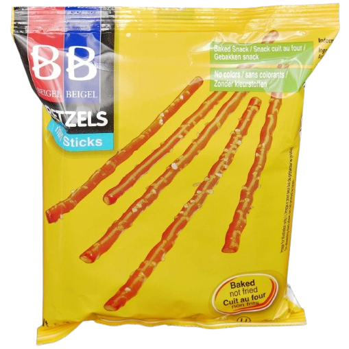 KOSHER THIN STICK PRETZELS BB  150 GR.