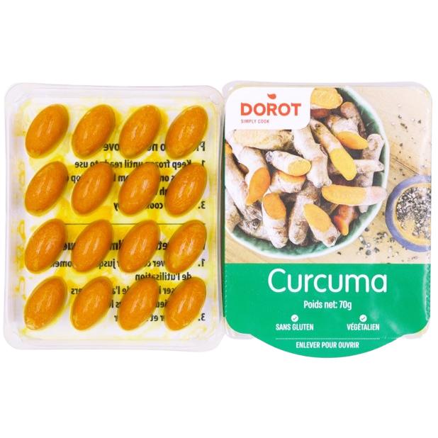 KOSHER TURMERIC (CURCUMA) CUBES DOROT 70 GR.