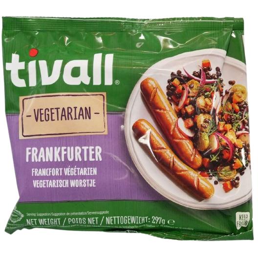 KOSHER VEGAN FRANKFURTER TIVALL 297 GR.