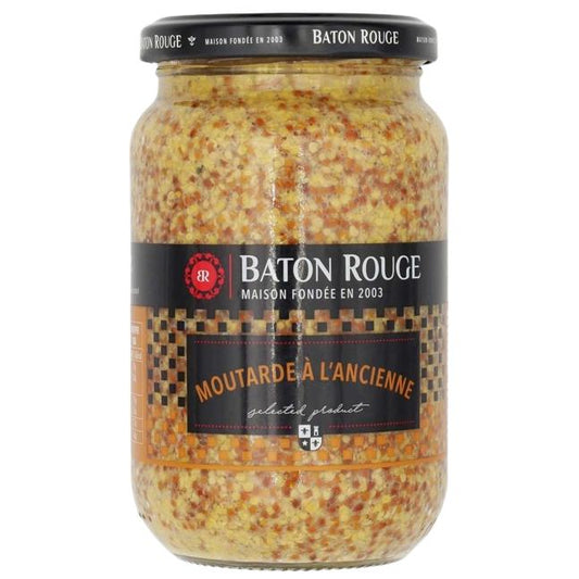 KOSHER WHOLEGRAIN MUSTARD MOUTARDE A L'ANCIENNE BR 350 GR.