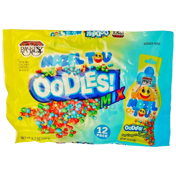 MAZAL TOV OODLES EMOJI 12 UNITS X 16 GR.  192 GR.