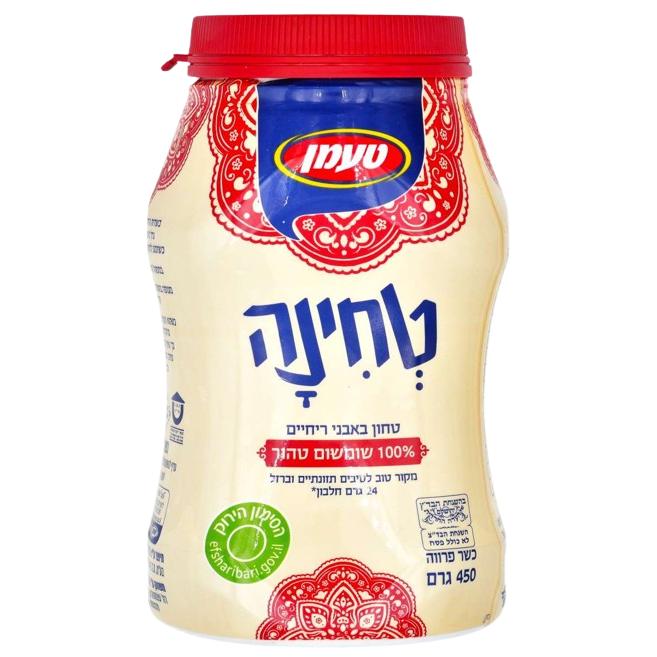 NATURAL KOSHER TAHINI SUPERIOR TAAMAN 450 GR.