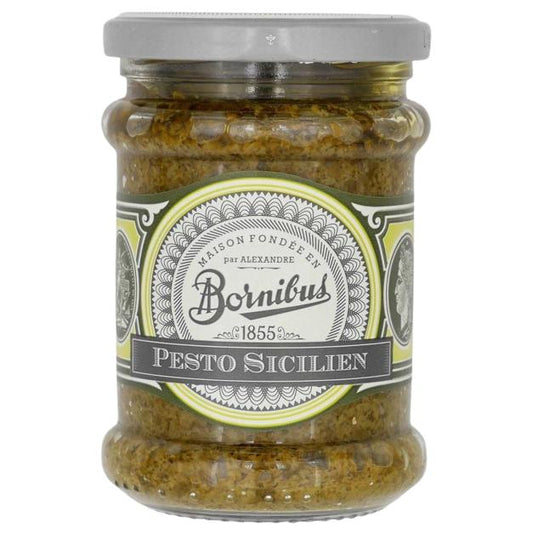 KOSHER SICILIAN PESTO BORNIBUS 230 GR.
