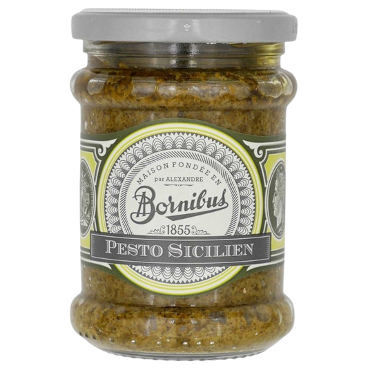 KOSHER SICILIAN PESTO BORNIBUS 230 GR.
