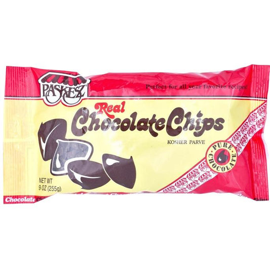 KOSHER REAL CHOCOLATE CHIPS PASKESZ 255 GR.