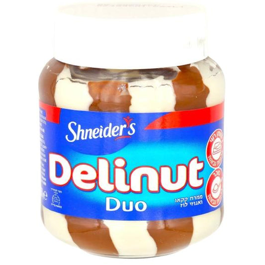 KOSHER HAZELNUT DUO CREAM DELINUT DAIRY FREE 350 GR.