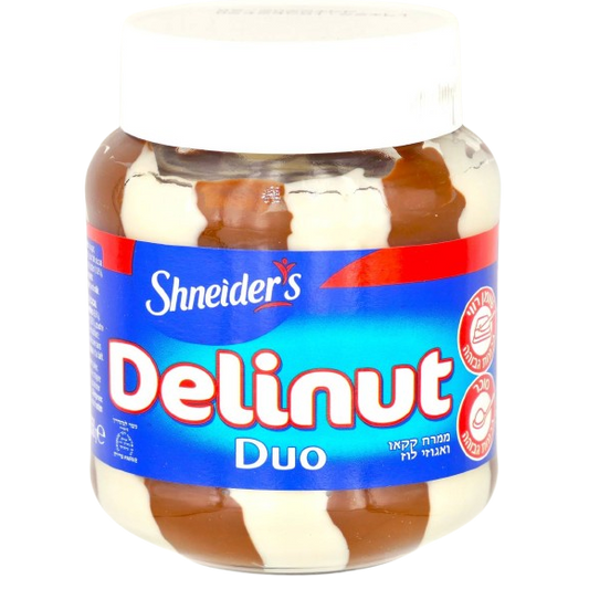 KOSHER HAZELNUT DUO CREAM DELINUT DAIRY FREE 350 GR.