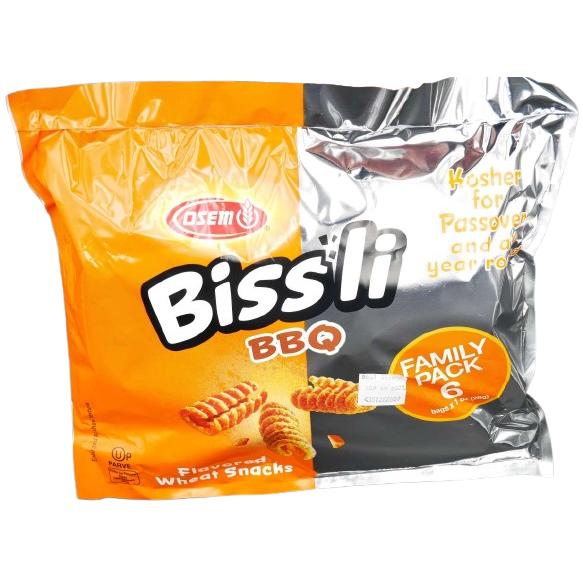 OSEM BISSLI BARBECUE KOSHER SNACK KLP 6 X 28 GR.