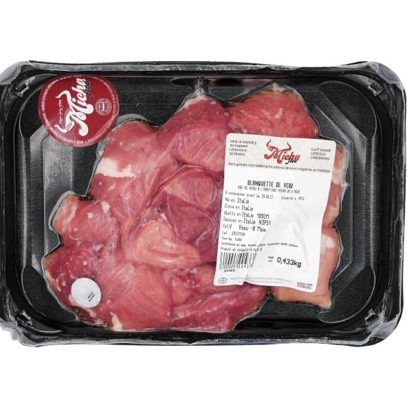KOSHER VEAL STEW MEAT GLATT SL 550 GR.