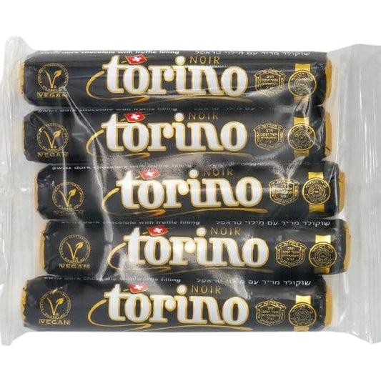 TORINO NOIR FINGERS CAMILLE BLOCH KOSHER SWISS CHOCOLATE 5 X 23 GR.