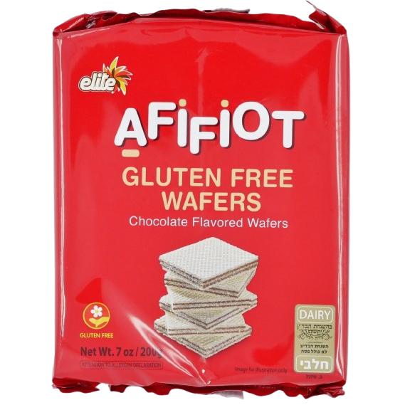 KOSHER GLUTEN FREE WAFERS AFIFIOT ELITE DAIRY 200 GR.