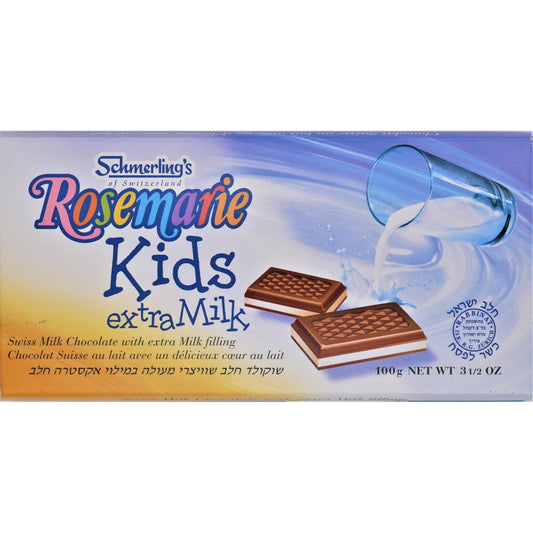 ROSEMARIE KIDS 100 GR. SHMERLING SWISS KOSHER CHOCOLATE